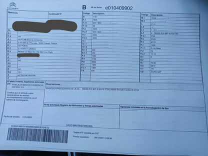1º matriculación