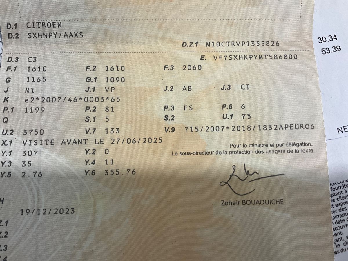 1º matriculación