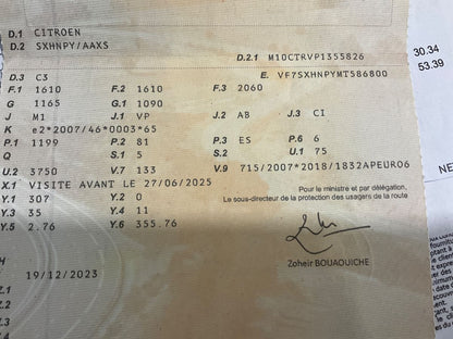 1º matriculación