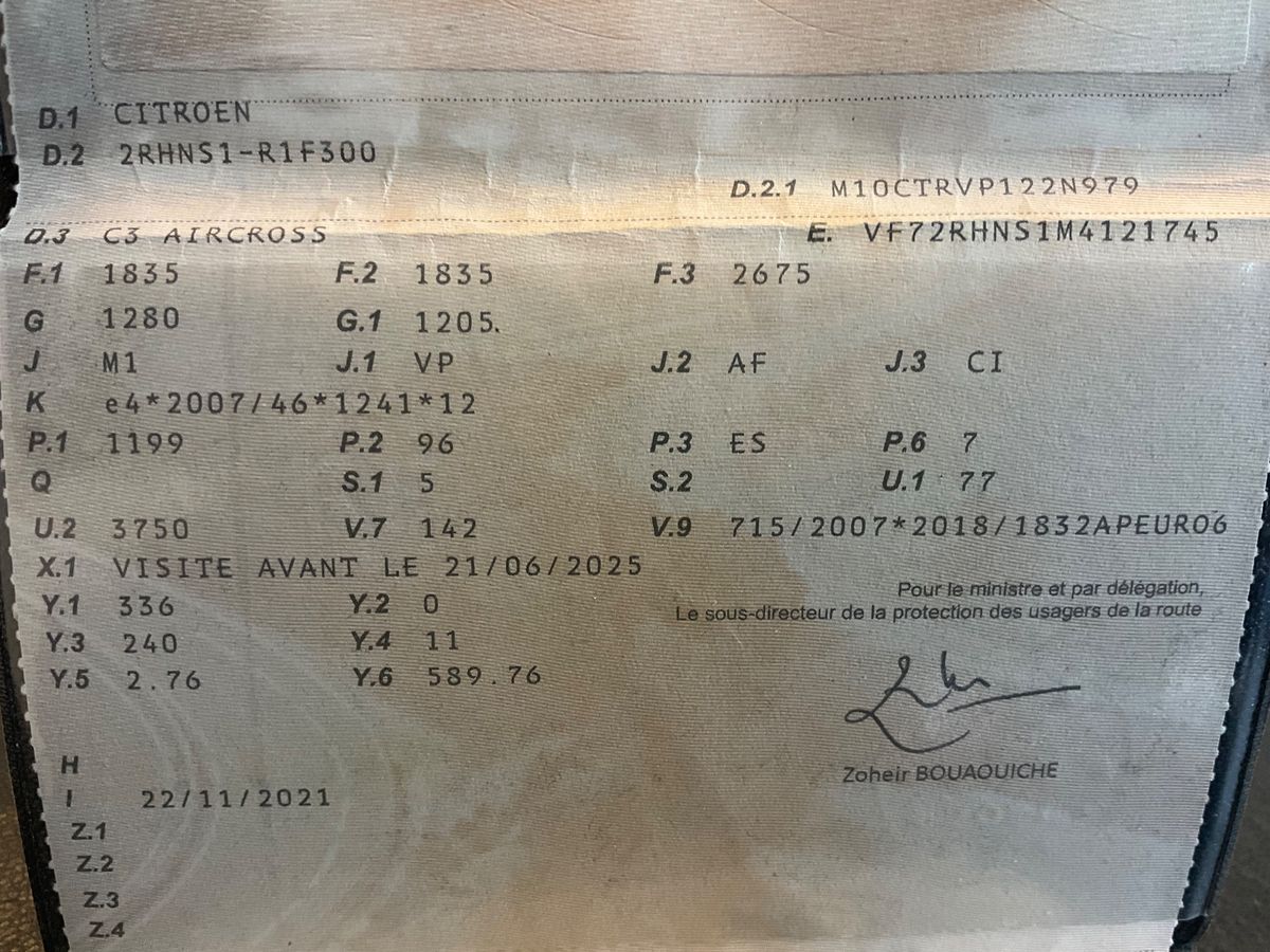 1º matriculación