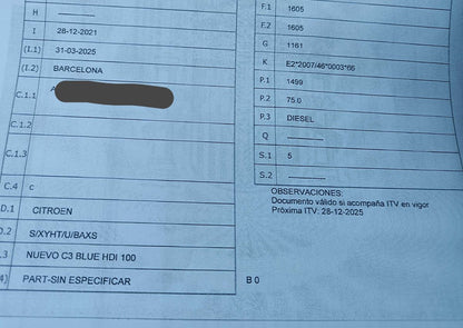 1º matriculación