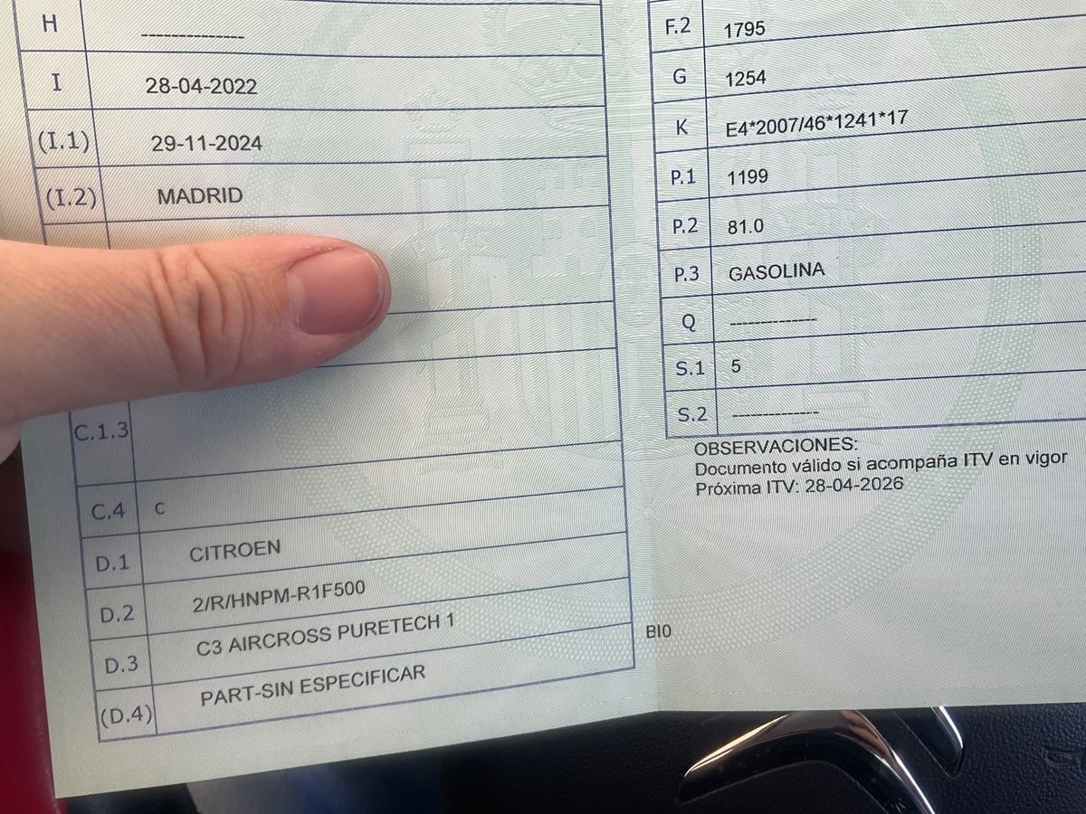 1º matriculación