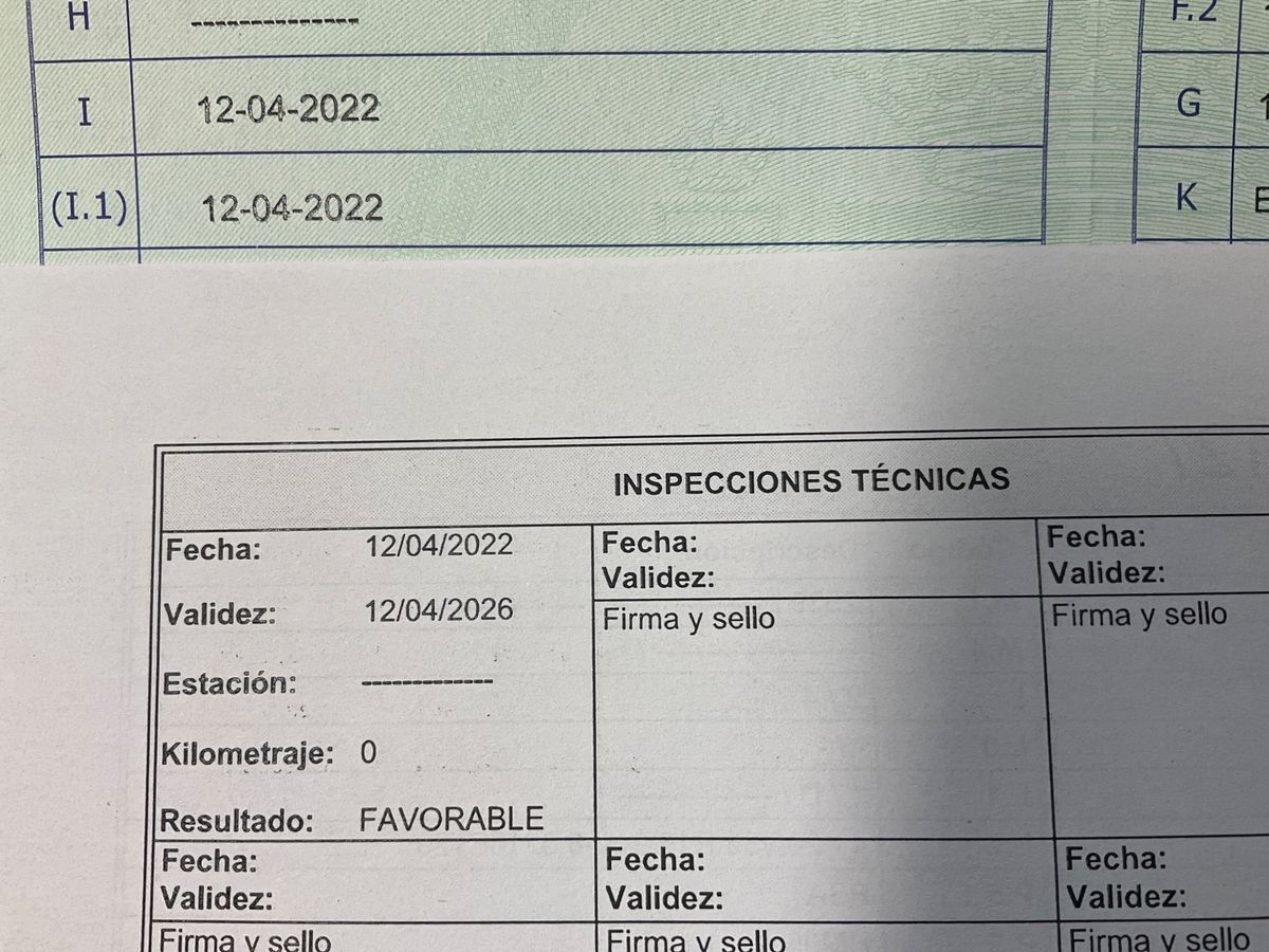 1º matriculación