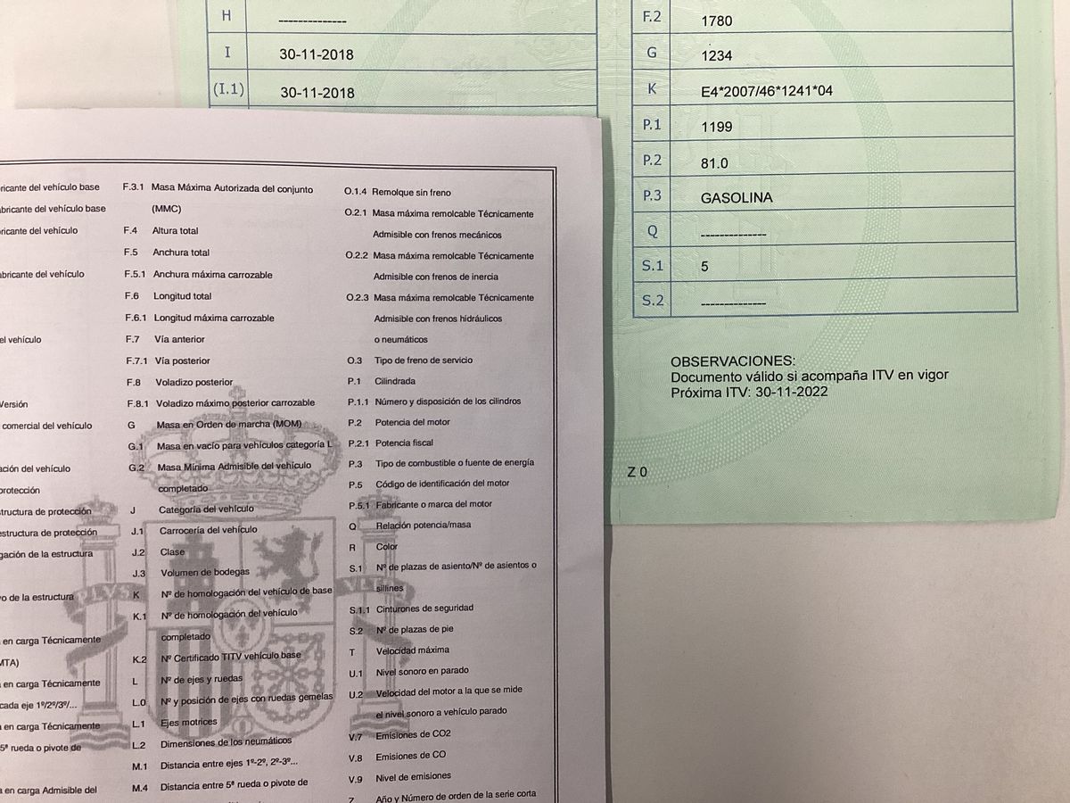 1º matriculación