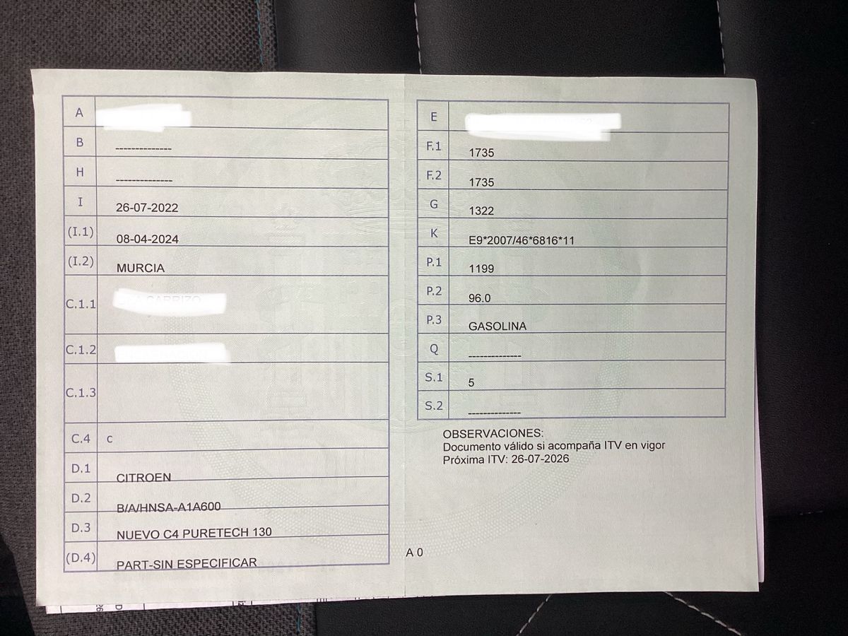 1º matriculación