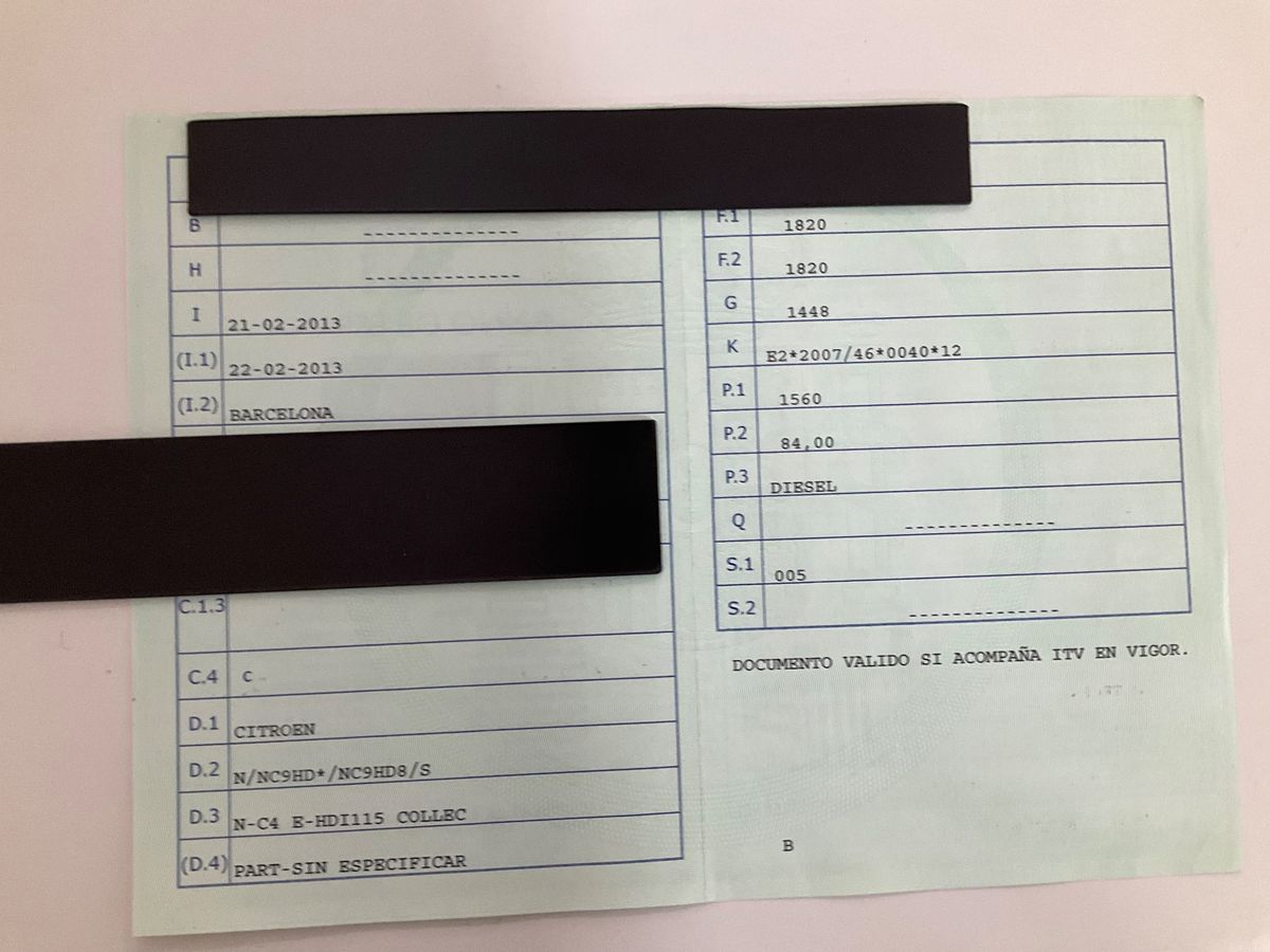 1º matriculación