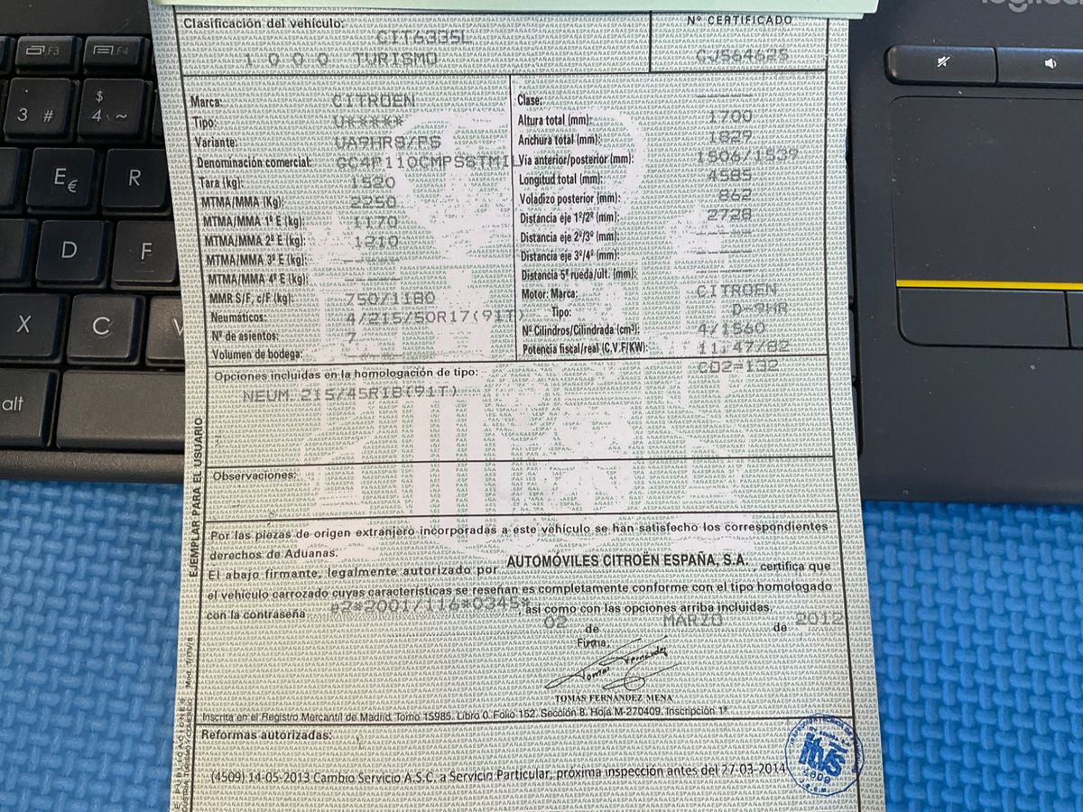 1º matriculación