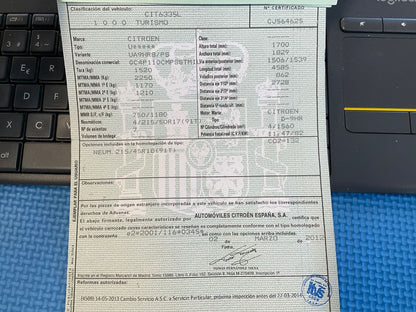 1º matriculación