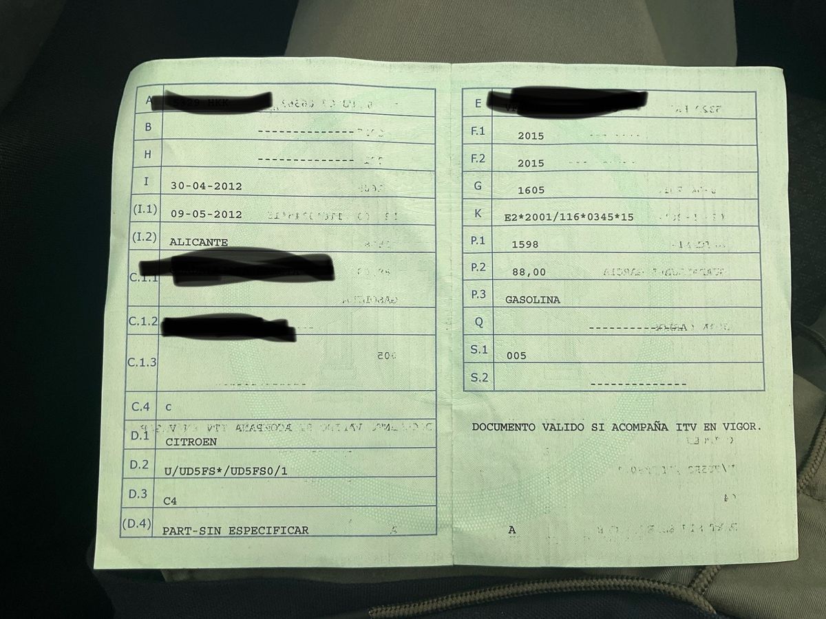 1º matriculación