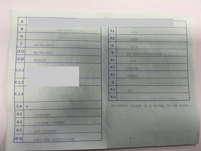 1º matriculación