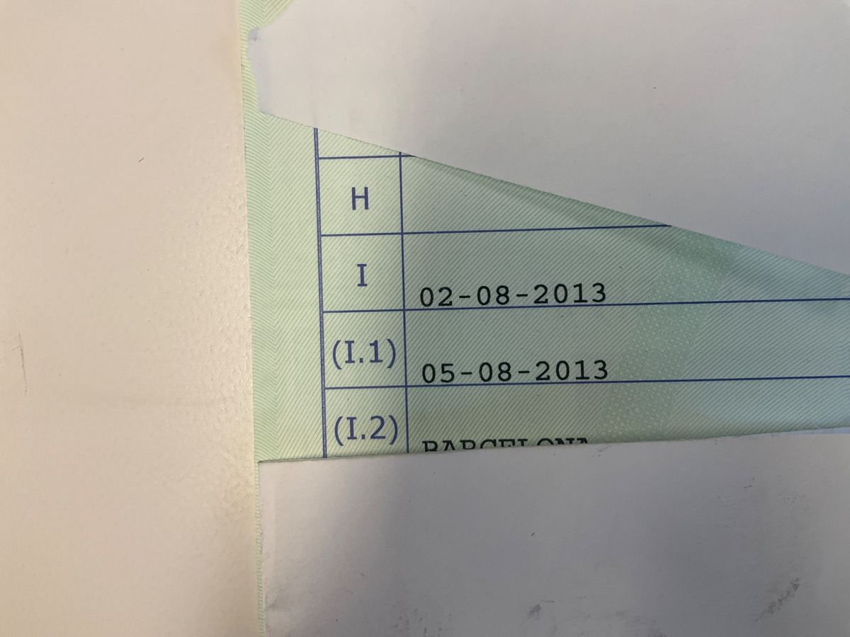 1º matriculación