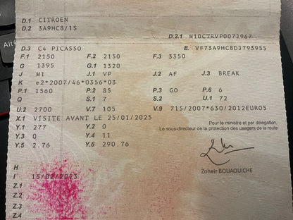 1º matriculación