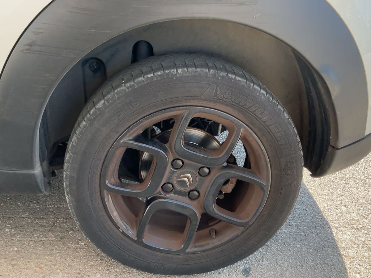 Rear left tire