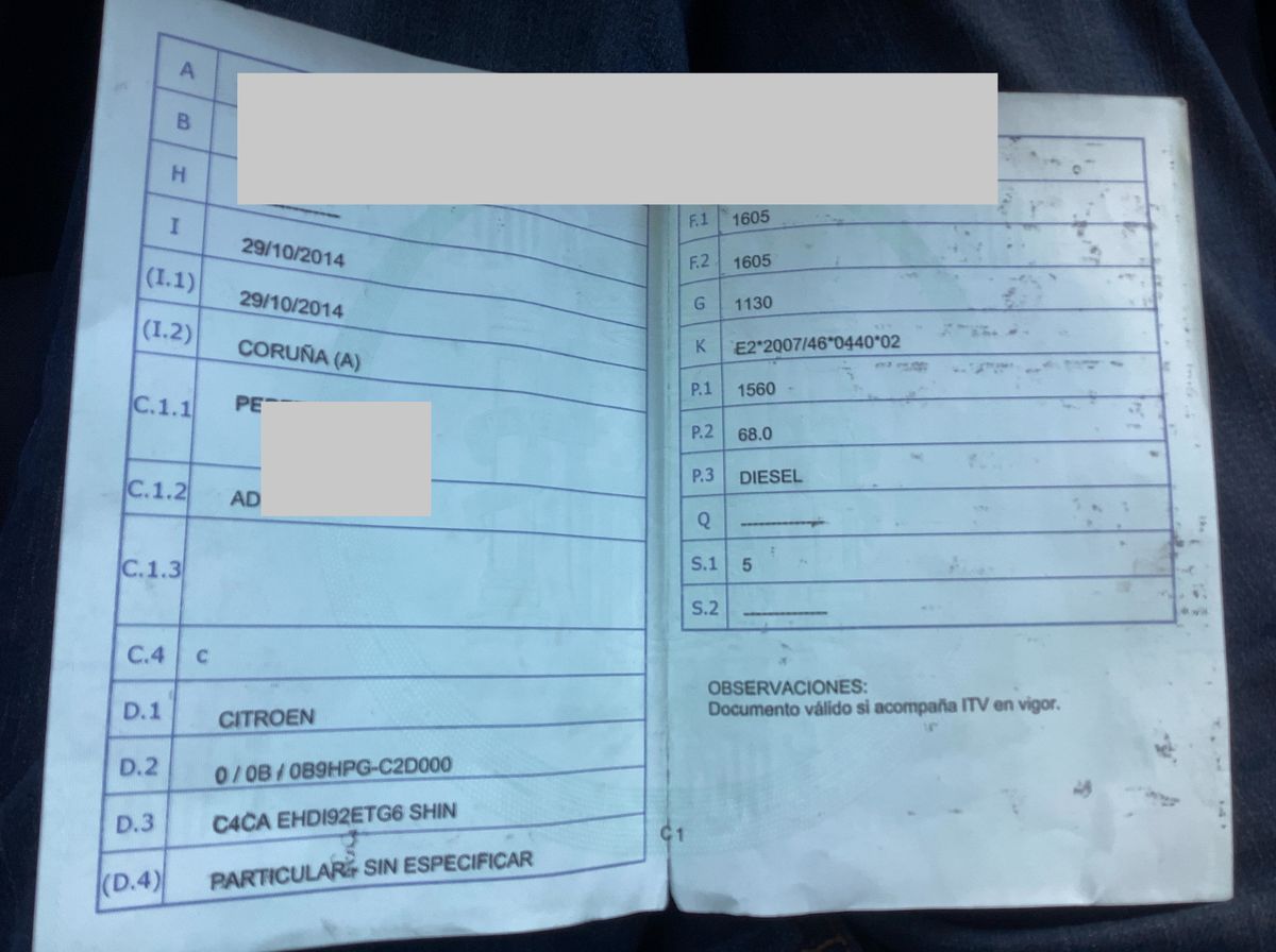 1º matriculación