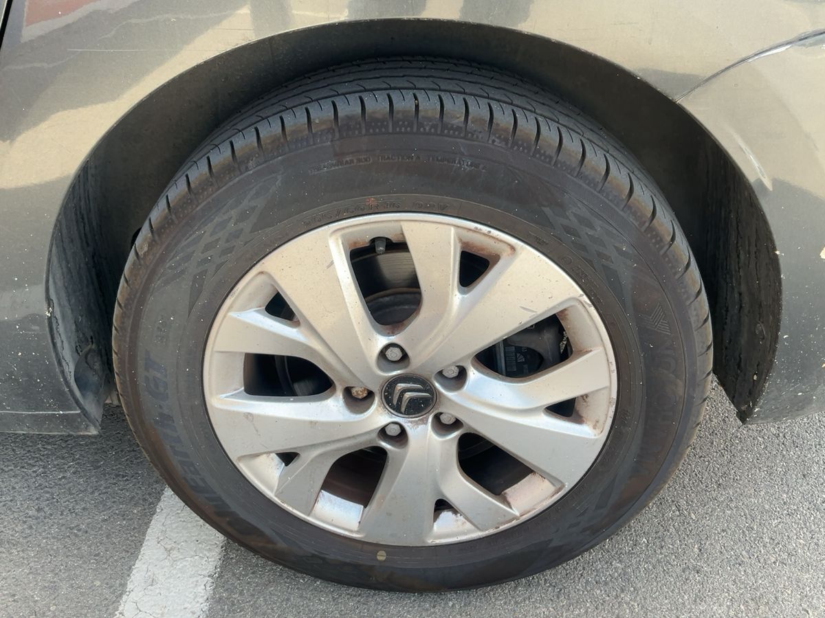 Rear left tire