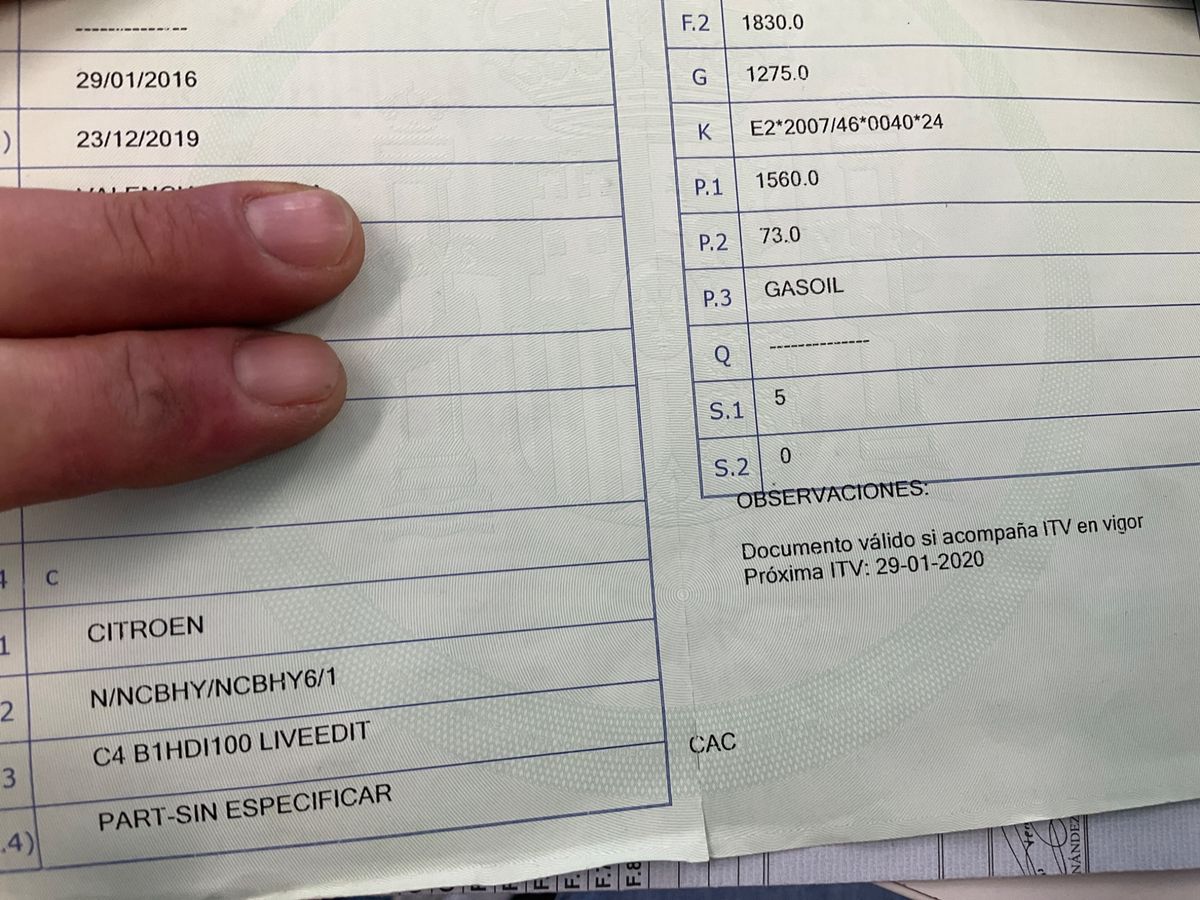 1º matriculación