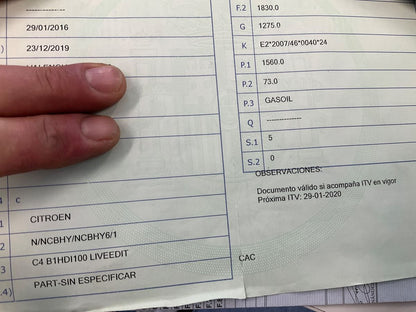 1º matriculación