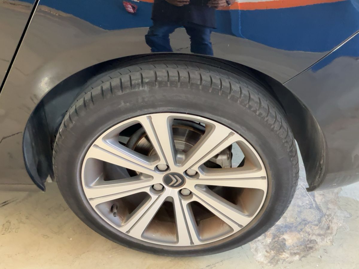 Rear left tire