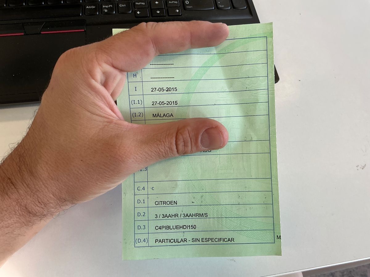 1º matriculación