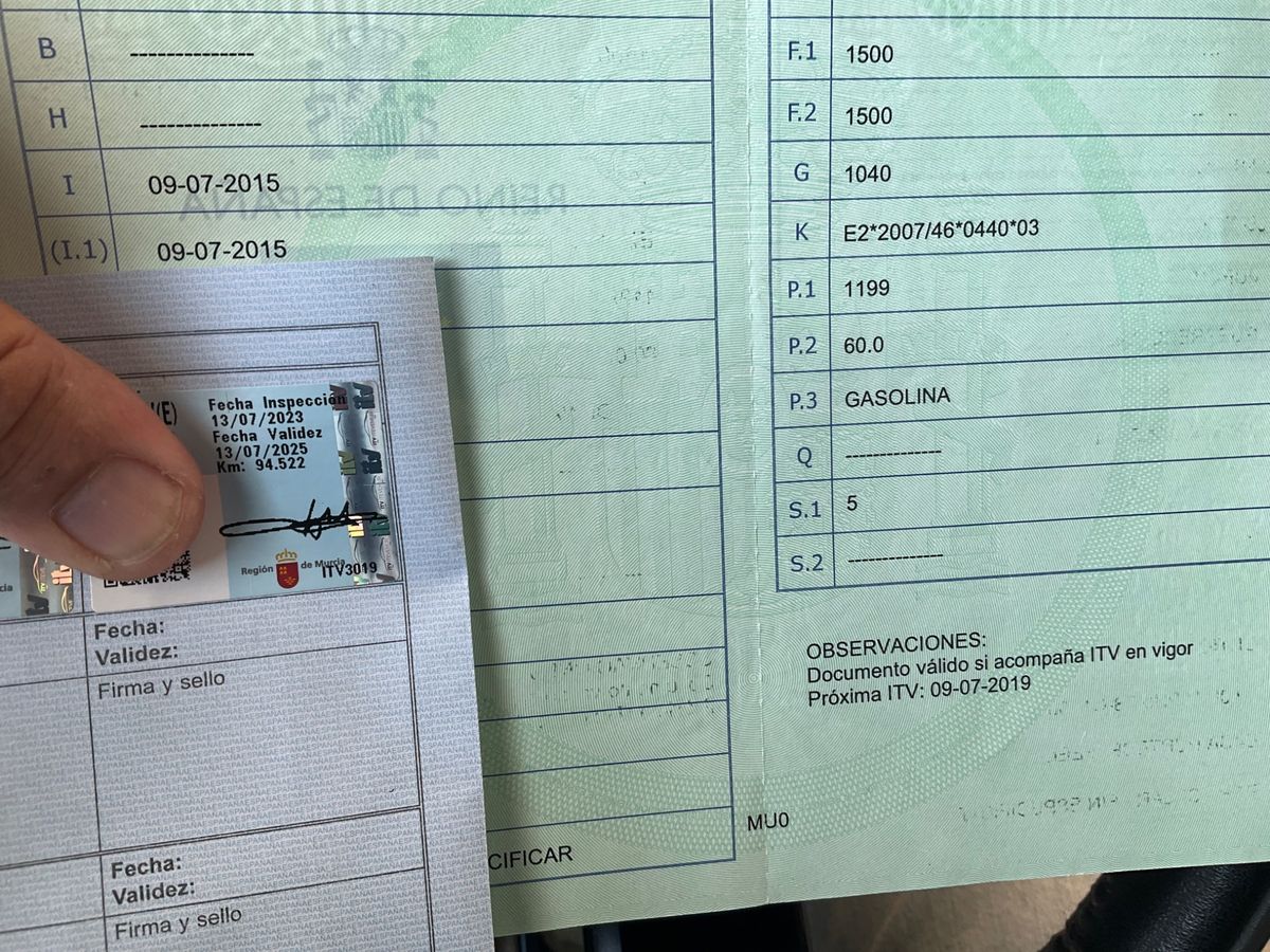 1º matriculación
