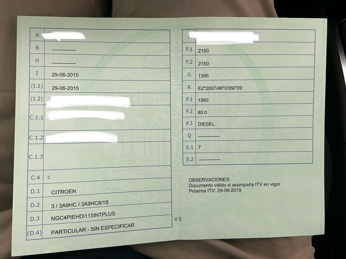 1º matriculación