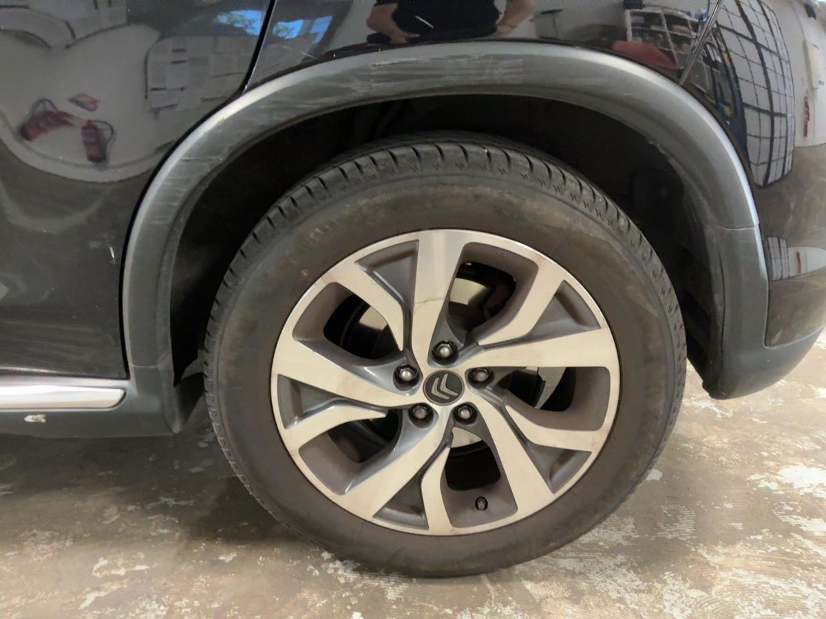 Rear left tire