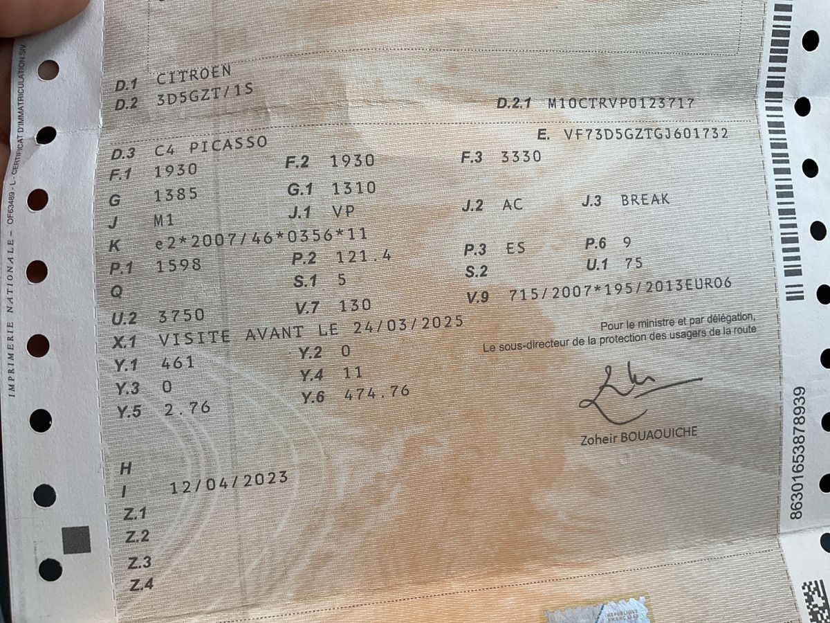 1º matriculación