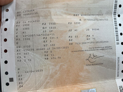 1º matriculación