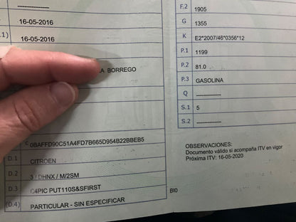 1º matriculación