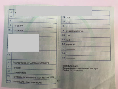 1º matriculación