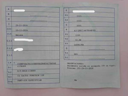 1º matriculación