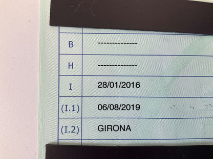 1º matriculación