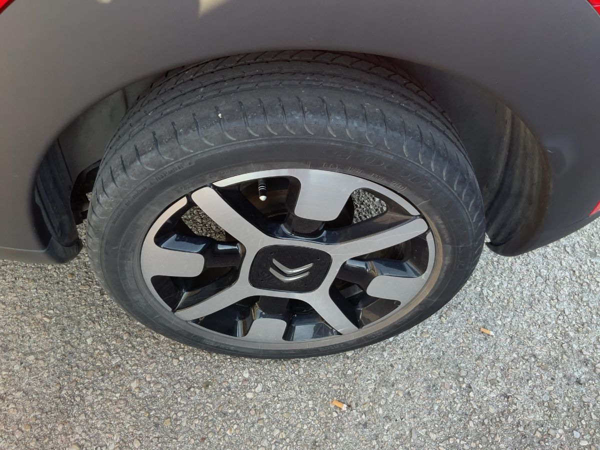 Rear left tire