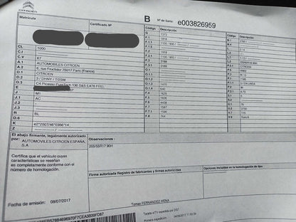 1º matriculación