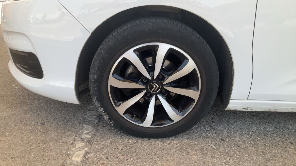 Front left tire