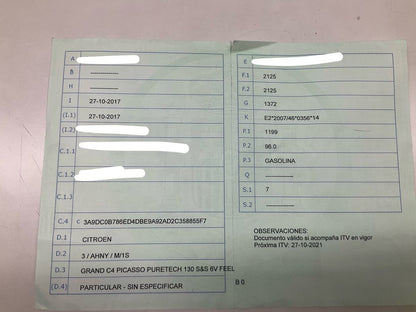 1º matriculación
