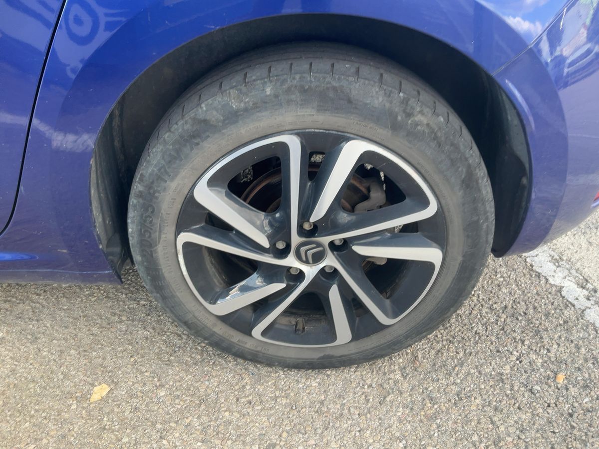 Rear left tire