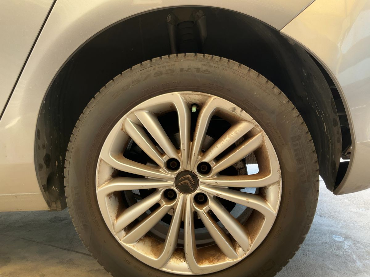 Rear left tire