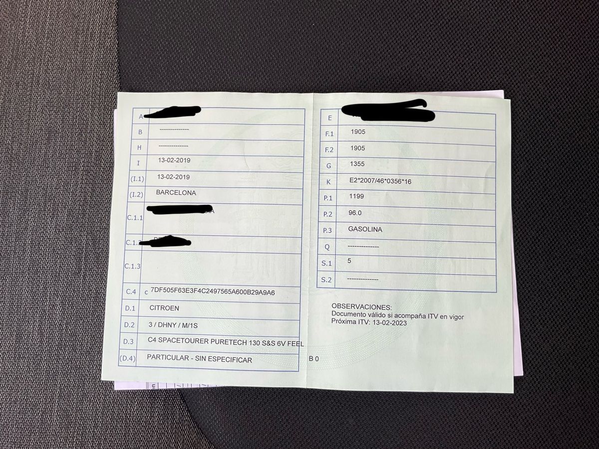 1º matriculación