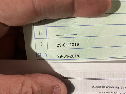 1º matriculación