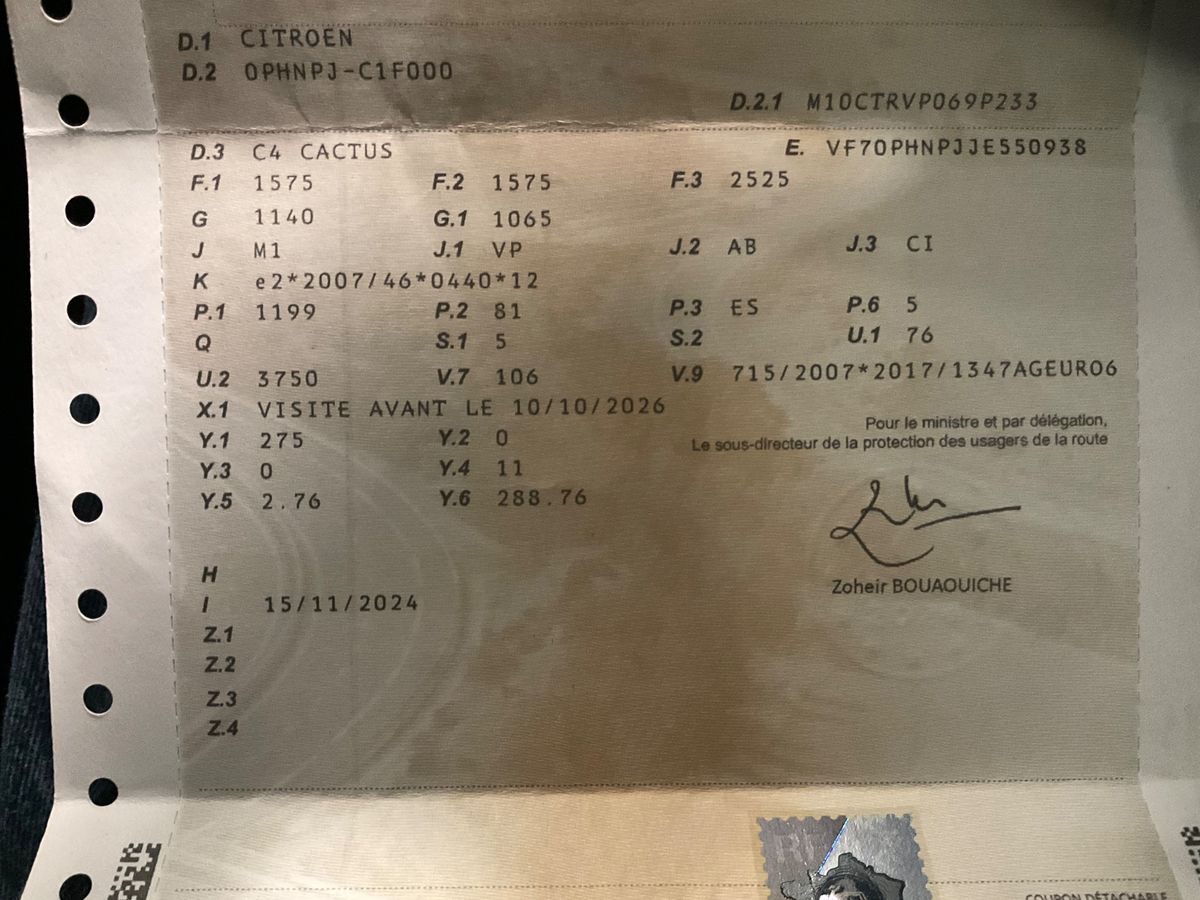 1º matriculación