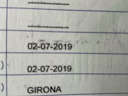 1º matriculación