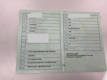 1º matriculación