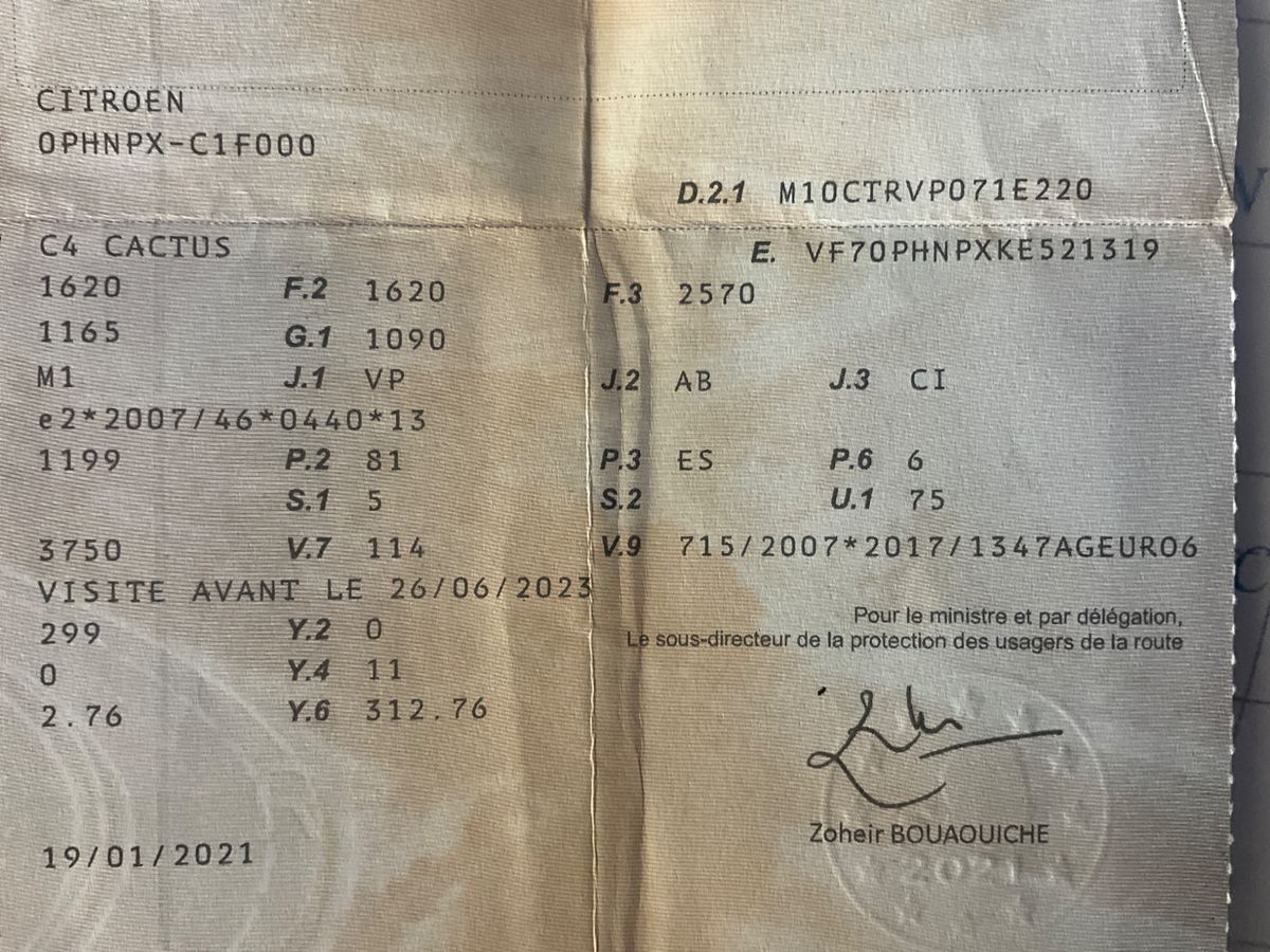 1º matriculación