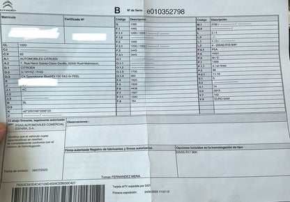 1º matriculación