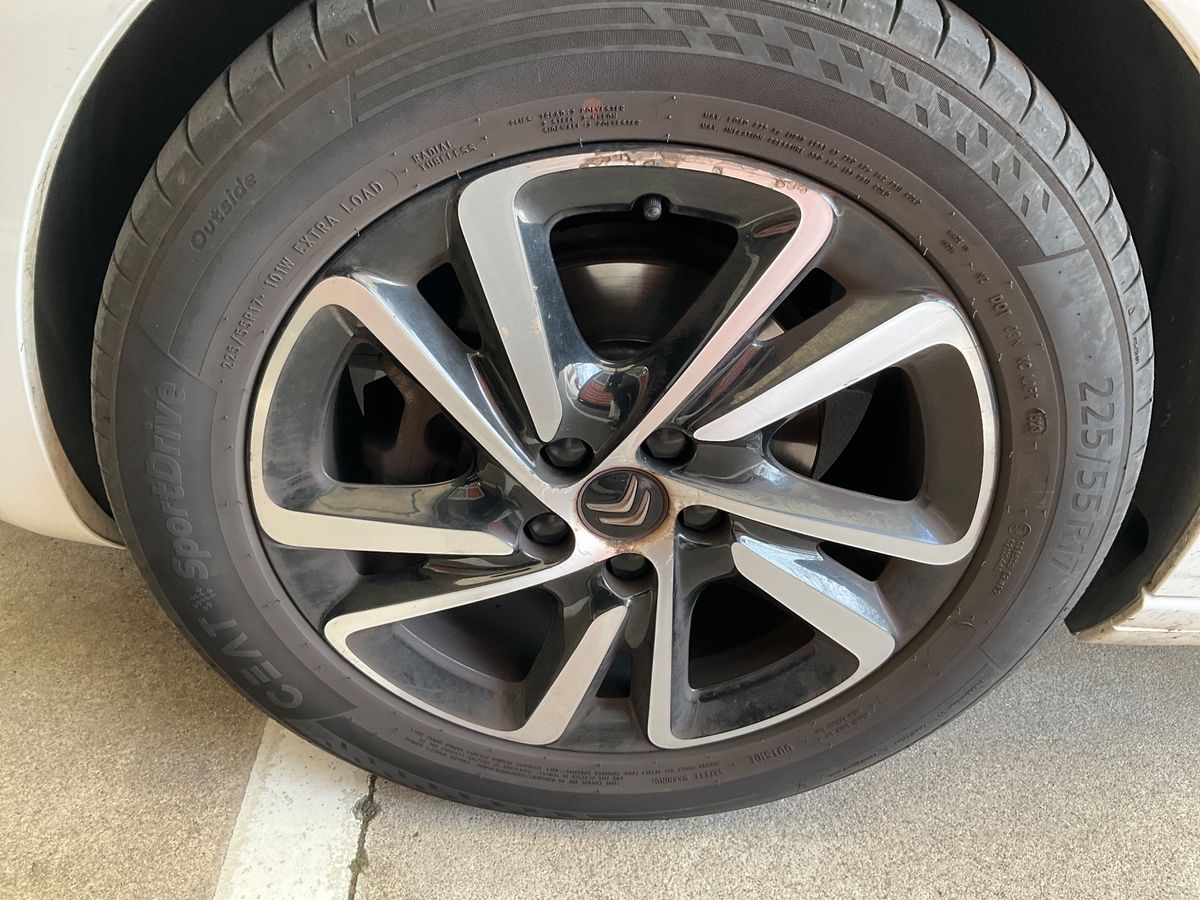 Front left tire