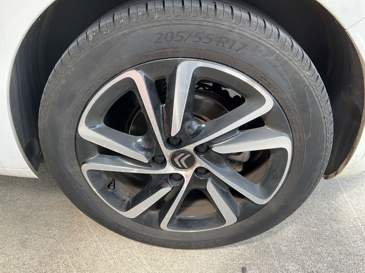 Rear left tire