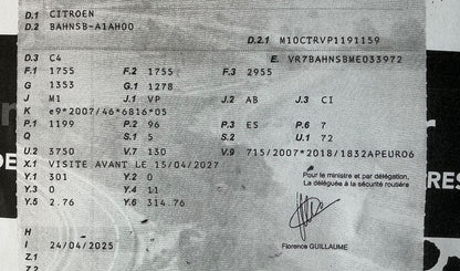 1º matriculación