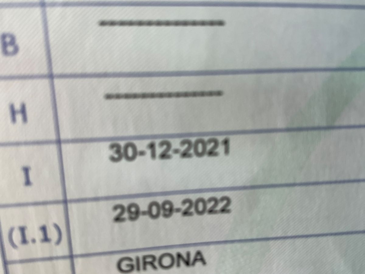1º matriculación