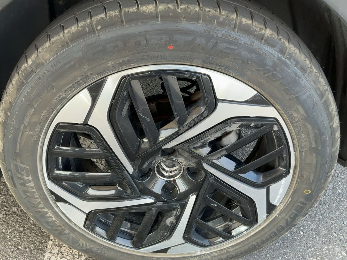 Rear left tire